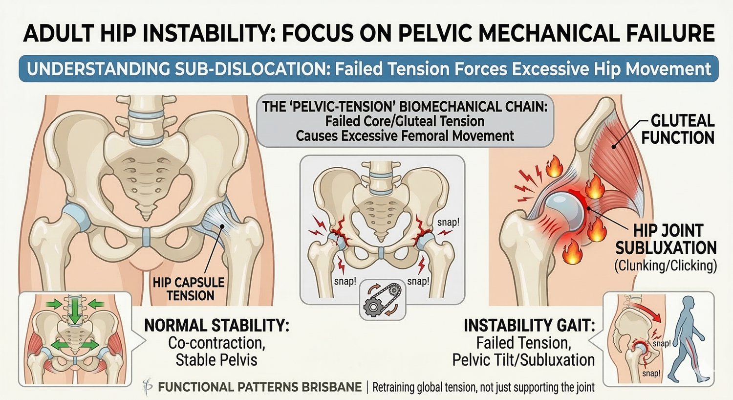 Clicking, Snapping, or Dislocated? Why Your Hip Stability Isn’t Found in a Brace