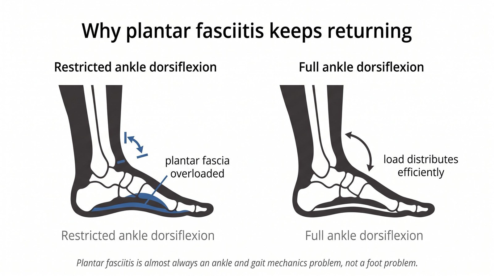 Plantar Fasciitis Won't Heal — The Foot Isn't the Problem