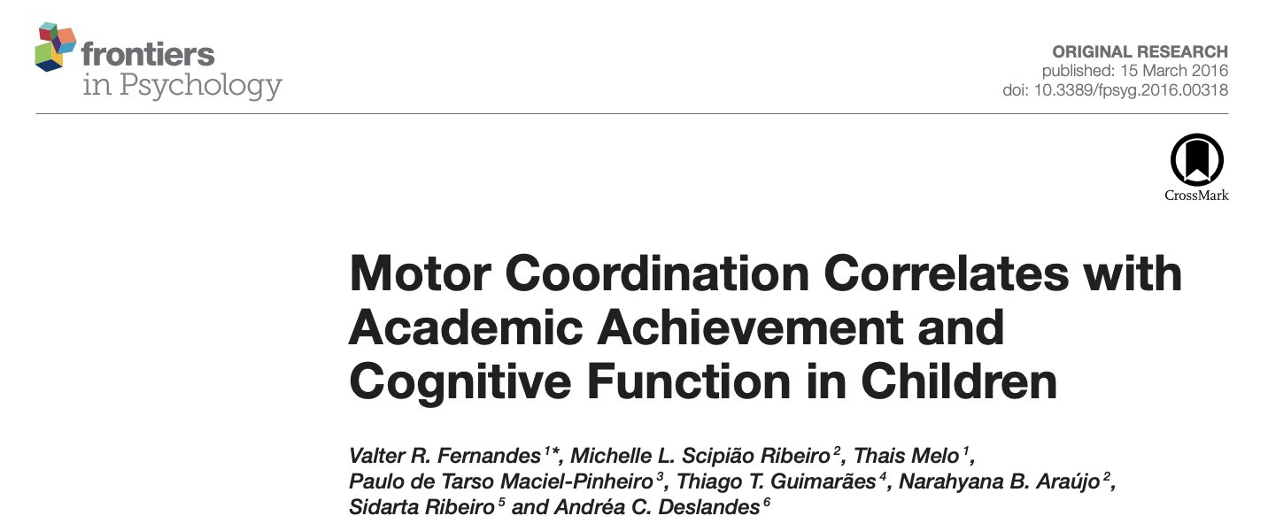 Rediscovering Kinesthetic Intelligence: A Lost Dimension of Learning